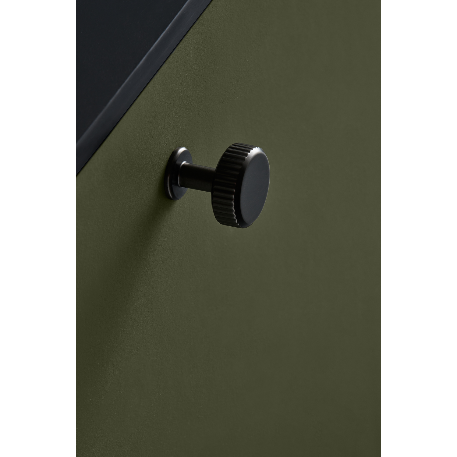Knop villa round ø30x20 zamak gunmetal